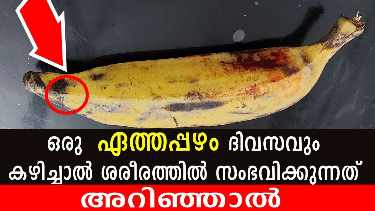 ഏത്തപ്പഴം സ്ഥിരമായി കഴിച്ചാൽ ഉണ്ടാകുന്ന മാറ്റങ്ങൾ അറിയുക