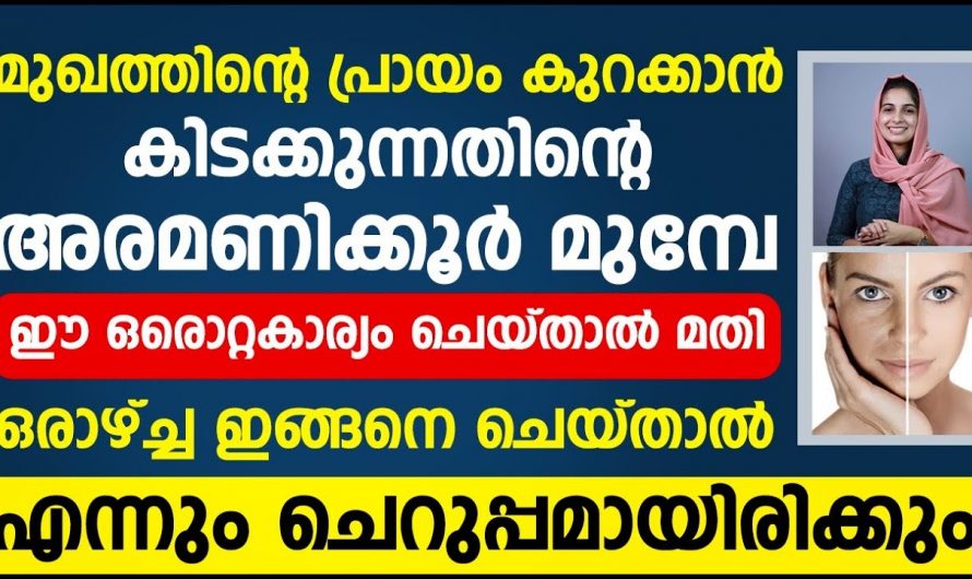 വിഷമിക്കേണ്ട നിങ്ങളുടെ ചർമ്മത്തിലും ഇനി ചെറുപ്പം നിലനിൽക്കും ഇങ്ങനെ ചെയ്താൽ.