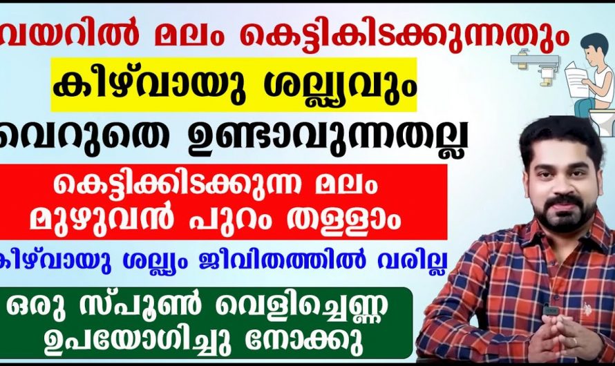 ഓരോ ടീസ്പൂൺ വെളിച്ചെണ്ണ ഇങ്ങനെ ഉപയോഗിച്ചാൽ എത്ര വലിയ കീഴ് വായുവിനെയും പിടിച്ചു കെട്ടാം.