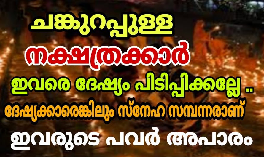 മുൻകോപികൾ എന്ന് തെറ്റിദ്ധരിക്കപ്പെടുന്ന ചില നക്ഷത്രക്കാർ.