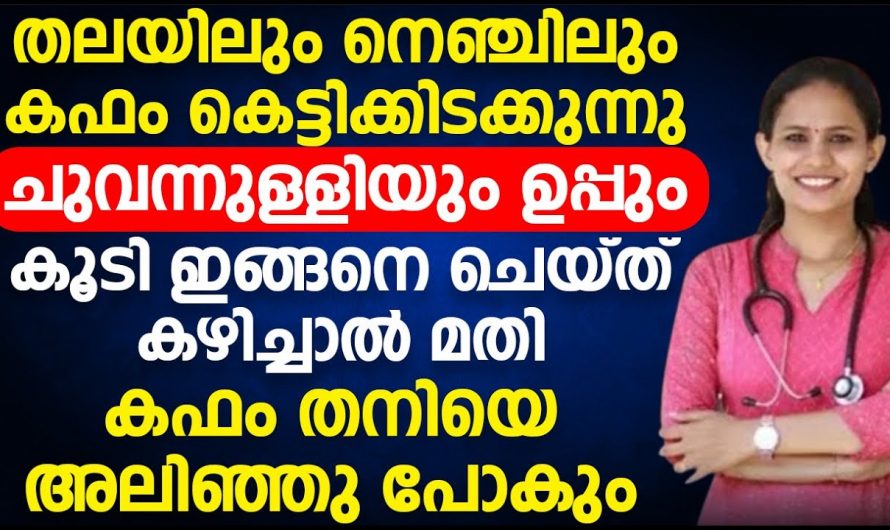 തലയിലും നെറ്റിയിലും എത്ര വലിയ കഫം കെട്ടിക്കിടന്നാലും ഇവ മുഴുവൻ അലിഞ്ഞു പുറത്തുപോകും.