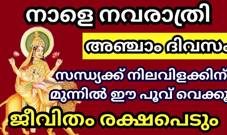 അപൂർവങ്ങളിൽ അപൂർവമായ ഈ വരം നിങ്ങൾക്കും സ്വന്തമാക്കാൻ നവരാത്രി അഞ്ചാം ദിവസം ഇങ്ങനെ ചെയ്യു.