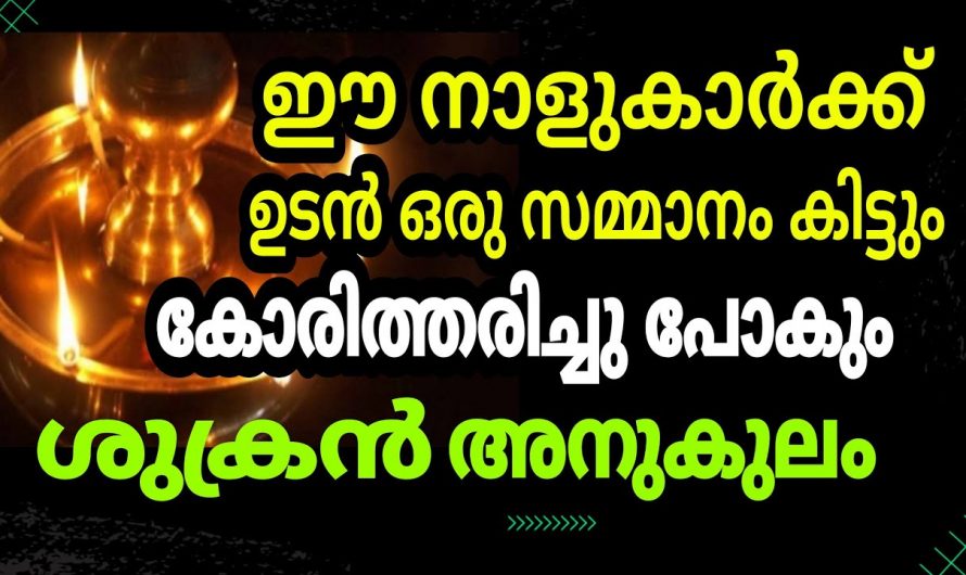 ഇനി ശുക്രൻ ഈ നക്ഷത്രക്കാർക്ക് ഭാഗ്യം തെളിയിക്കും