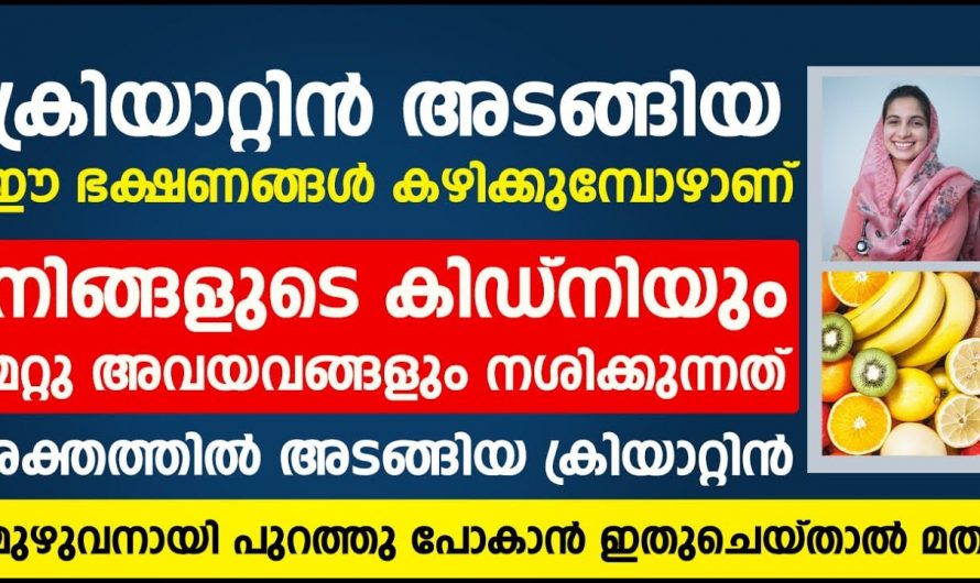 ശരീരത്തിൽ ക്രിയാറ്റിന്റെ അളവ് നിയന്ത്രിക്കാൻ ഈ ഭക്ഷണങ്ങൾ ഒഴിവാക്കൂ.