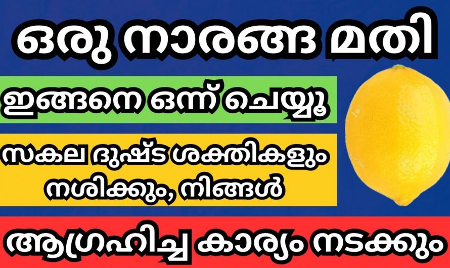 സകല ദുഃഖങ്ങളും തടസ്സങ്ങളും മാറാൻ ഒരു നാരങ്ങ കൊണ്ട് ഇങ്ങനെ ചെയ്യു