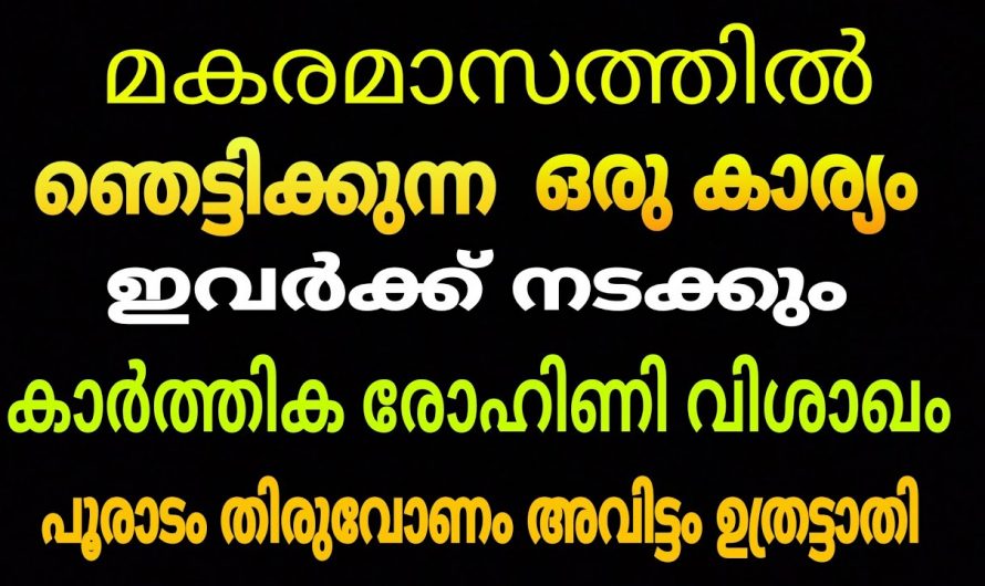 ഈ മകരത്തിൽ  ഈ നക്ഷത്രക്കാരുടെ ജീവിതത്തിൽ അത്ഭുതങ്ങൾ സംഭവിക്കും