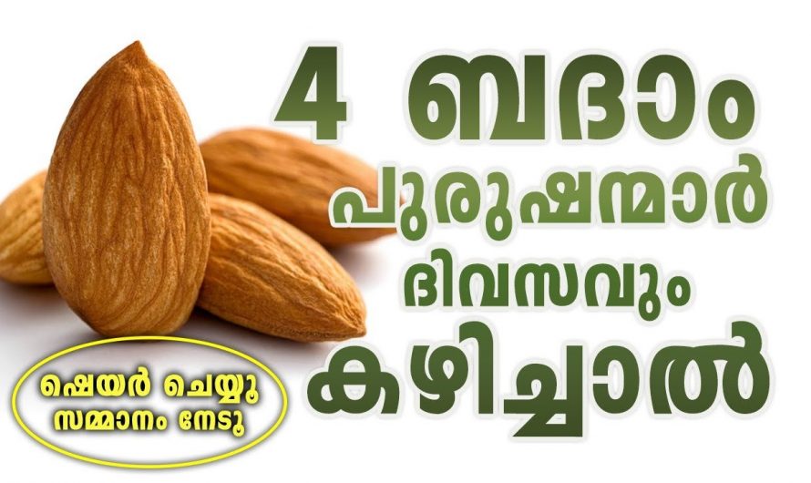 ദിവസവും ബദാം ഇങ്ങനെ കഴിച്ചാൽ സംഭവിക്കുന്നത്