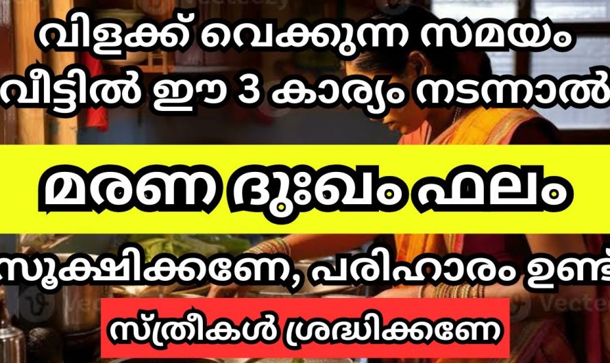 നിങ്ങളുടെ വീട്ടിലും സന്ധ്യ സമയത്ത് വിളക്ക് വയ്ക്കുമ്പോൾ ഈ ശബ്ദം കേട്ടിട്ടുണ്ടോ