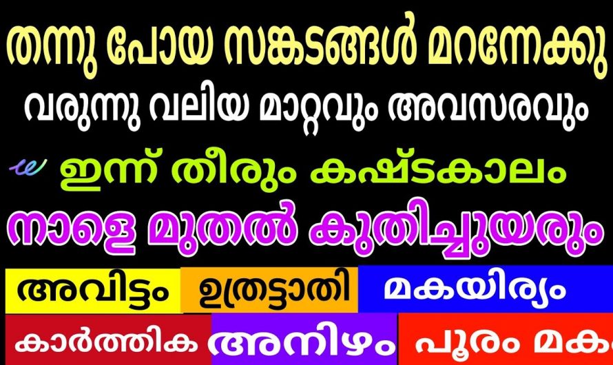 നിങ്ങൾ ഇനി ഒരിടത്തും തോൽക്കില്ല, ഉയർച്ച മാത്രമാണ് നിങ്ങളുടെ ജീവിതത്തിൽ