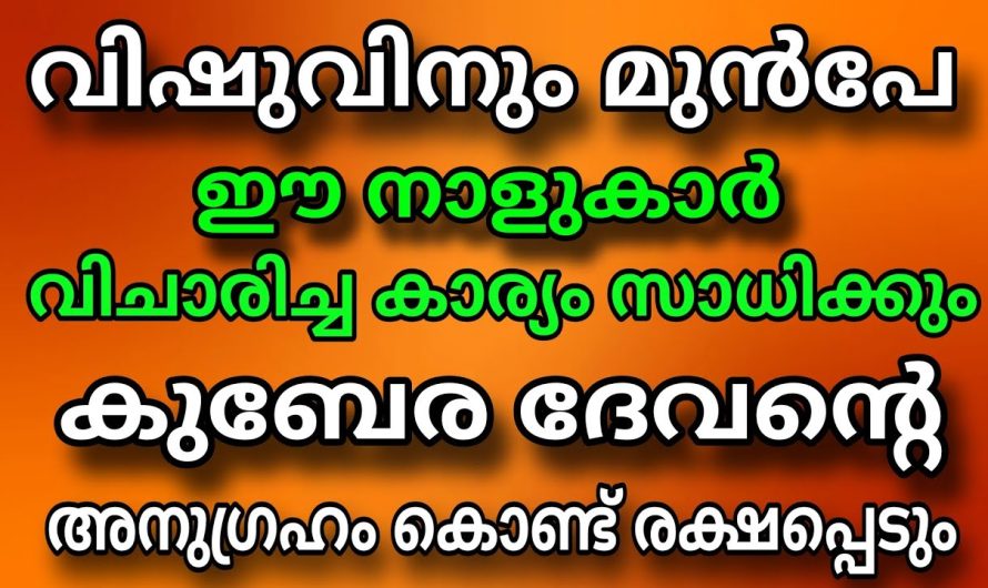 നിങ്ങൾ ആഗ്രഹിച്ചതെല്ലാം ഇനി ഈ വിഷുവിന് നേടിയെടുക്കാം