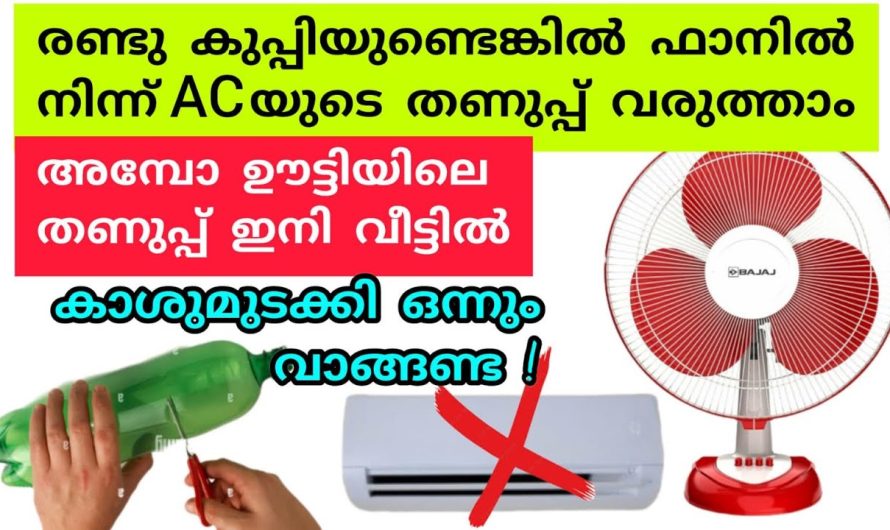 ഈ വേനലിലെ പ്രതിസന്ധിക്ക് രണ്ട് പ്ലാസ്റ്റിക് കുപ്പി മതി പരിഹാരം