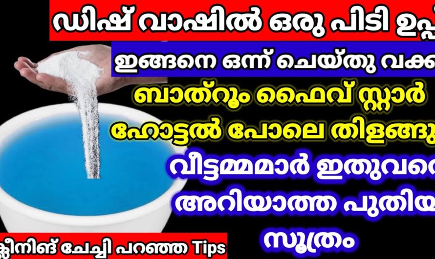 കുറച്ച് ഉപ്പുണ്ടെങ്കിൽ തീരാവുന്ന പ്രശ്നങ്ങളേ ഉള്ളൂ