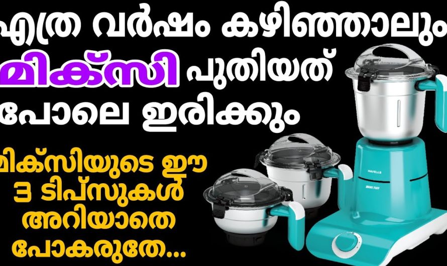 എത്ര പഴഞ്ചൻ മിക്സിയും ഇനി പുത്തൻ പോലെ കാണാം