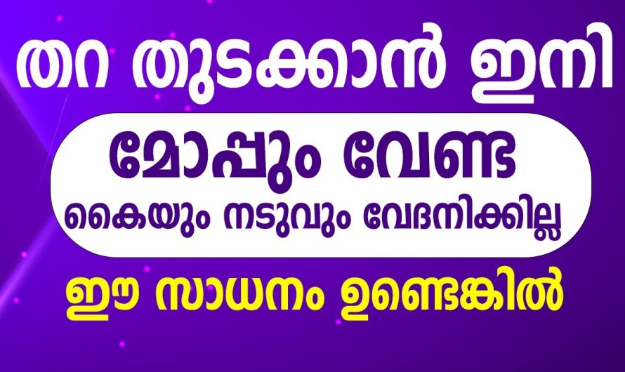 ഇനി മോപ്പ് വാങ്ങി പണം കളയേണ്ട, ഇത് നിങ്ങൾക്കും ഉണ്ടാക്കാം.