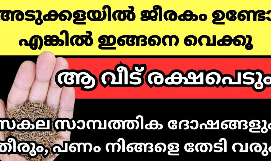 ഒരു നുള്ള് ജീരകം ഉണ്ടെങ്കിൽ ഇനി നിങ്ങളുടെ ഏത് സാമ്പത്തിക പ്രശ്നവും മാറും