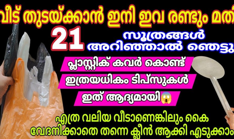 വെറുതെ കളയുന്ന ഈ പ്ലാസ്റ്റിക് കവർ ആണോ ഇങ്ങനെയൊക്കെ ചെയ്യുന്നത്.