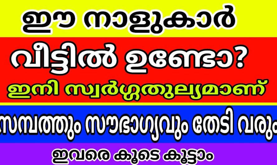 സ്വപ്നം കണ്ടതെല്ലാം ഇനി സഫലമാകാൻ പോകുന്നു നിങ്ങളുടെ ജീവിതവും ഇനി സ്വർഗതുല്യം.