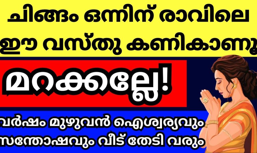 ഇത്രയും ചെയ്താൽ തന്നെ കാര്യം കൂടുതൽ ഐശ്വര്യമാകും