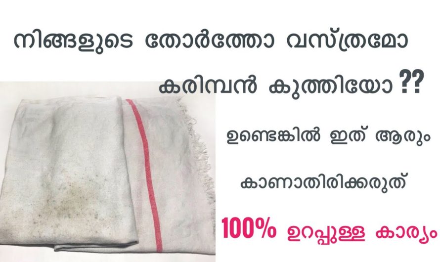 ഇനി നിങ്ങളുടെ കരിപിടിച്ച തോർത്തും പുത്തൻ ആക്കാം