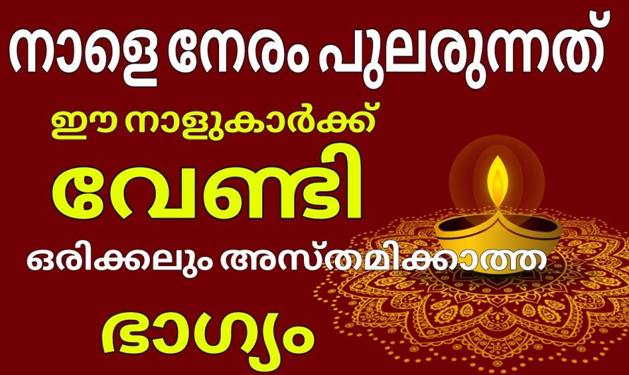 നിങ്ങൾ ഈ നക്ഷത്ര ജാതകരാണെങ്കിൽ ഇനി ഉയർച്ചയുടെ നാളുകളായിരിക്കും