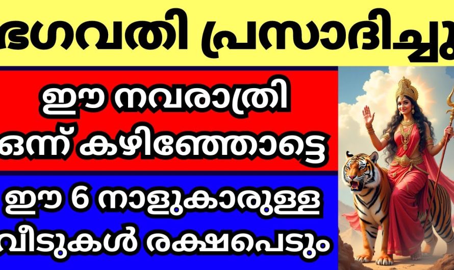 ഈ നക്ഷത്രക്കാർ നിങ്ങളുടെ വീട്ടിൽ ഉണ്ടെങ്കിൽ നവരാത്രിയുടെ ഐശ്വര്യം ഇരട്ടിയാകും