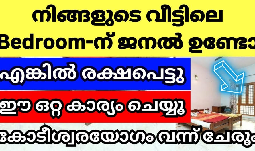 ബെഡ്റൂമിൽ ജനൽ ഉണ്ടെങ്കിൽ ഉറപ്പായും ഇങ്ങനെ ചെയ്യു