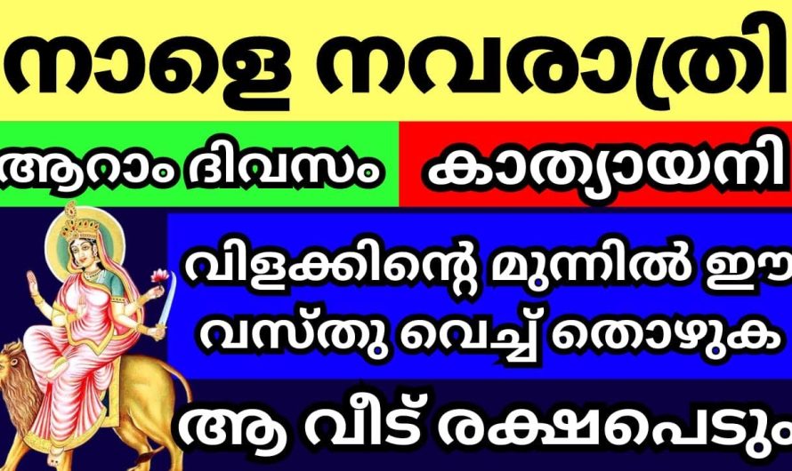 നവരാത്രിയുടെ ആറാം ദിവസം നിങ്ങൾ ഇങ്ങനെ ആചരിക്കണം