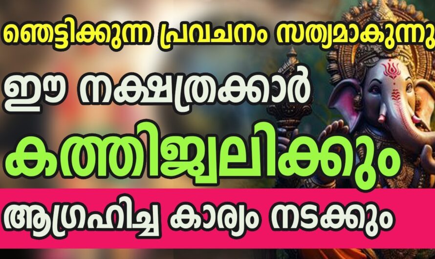 ഇവരുടെ ജീവിതം മാറിമറിയും, ഈ നാളുകാരുടെ ഭാഗ്യകാലം…