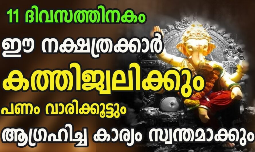 ഈ നക്ഷത്രക്കാർക്ക് അതിസമ്പന്നയോഗം, ഇവരുടെ ജീവിതം രക്ഷപ്പെടും…